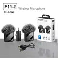 Micrófono Inalámbrico F11-2 - Vista principal con accesorios